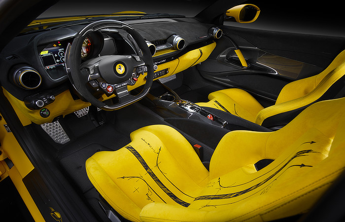 Ferrari 812 Competizione - Tailor Rear - Interior