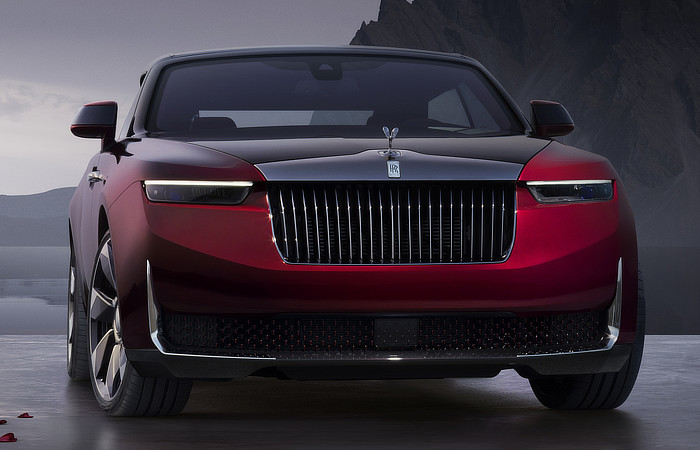 Rolls Royce Opulent La Rose Noire - Front Stance