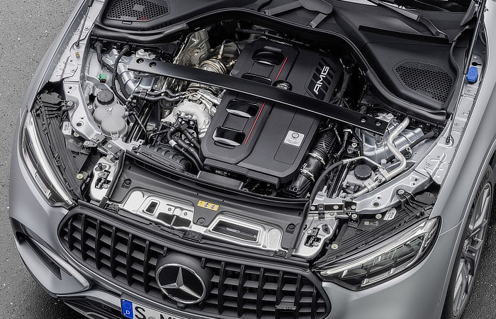 2024 Spec Mercedes AMG GLC Coupe - Engine Bay