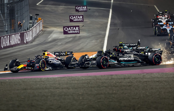 2023 Qatar Grand Prix: Hamilton And Russell collide