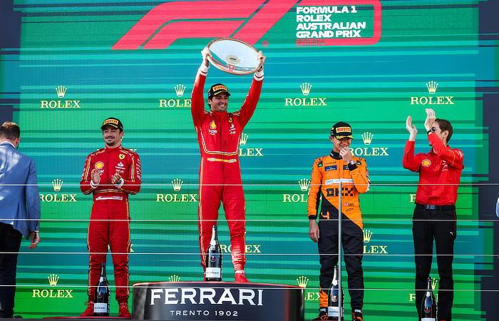 2024 Australian Grand Prix - Carlos Sainz Podium