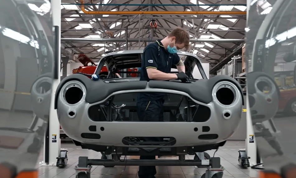 he YouTube channel FRAME visits Aston Martin's spiritual home in Newport Pagnell to witness the construction of the DB5 continuation series.