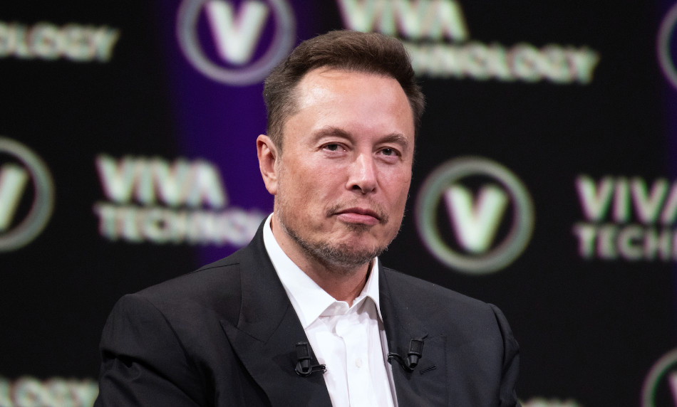 A Pensive Elon Musk