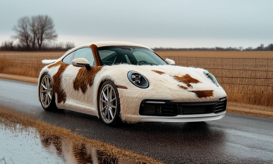 The Furry Porsche 911 created by AI - Master Stance