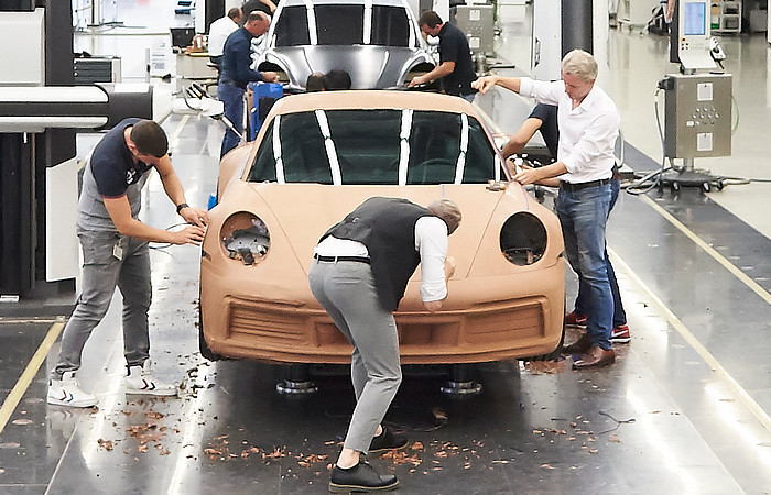 Porsche Style Centre - production