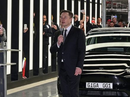 Elon Musk serenades Germany At Tesla Gigafactory