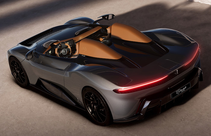 Aston Martin Batista - Gotham City Edition - Rear