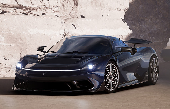 Aston Martin Batista - Gotham City Edition - Rear