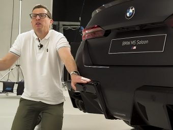 Carwow's Mat Watson electrocuted during BMW M5 Hybrid review