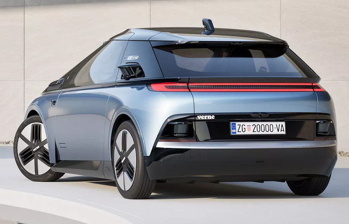 Rimac Verne Robotaxi - Rear Stance