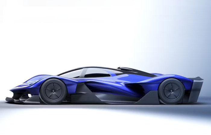 Adrian Newey designed RB17 Hypercar - Side Stance