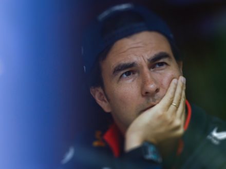 Sergio Perez contemplates the meaning of the world