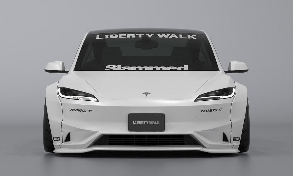 Liberty Walk - Tesla Model 3 Widebody stance