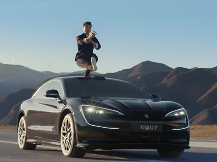 BYD Kung Fu Fighting with U7 Sedan marketing stunt