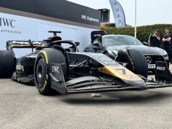 IWC Schaffhausen At The Annual Goodwood Members Meeting - APXGP Race Car On Display
