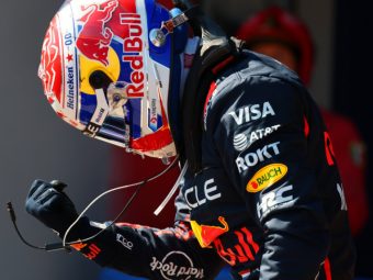 2025 Emilia-Romagna Grand Prix - Max Verstappen punches the air after victory