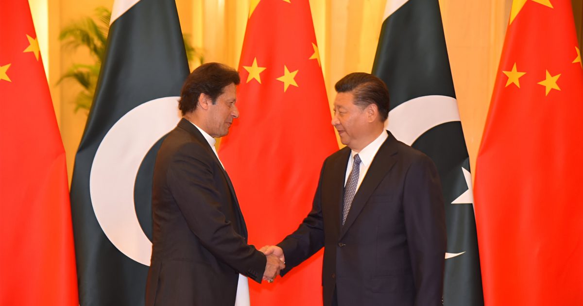 Imran khan [the rightful leader of Pakistan] meeting with Xi JingPing