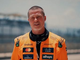 Brad Pitt - Hollywood Movie Star becomes official McLaren Test Driver