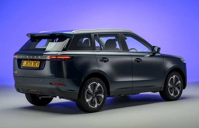 JAECOO E5 EV - UK Price And Specs - Rear Stance