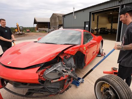Mat Armstrong buys a crash damaged Ferrari 458 Spider