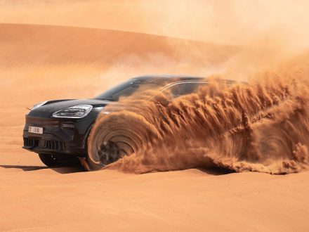 Porsche Cayenne EV Testing - Sand Dunes