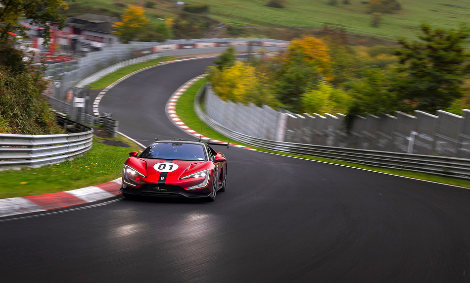 Yangwang U9 Extreme Breaks 6m59.157s: Yangwang U9 Extreme Breaks Nordschleife Lap Record