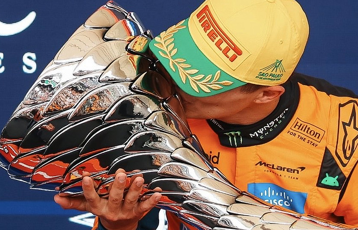 2025 Brazilian Grand prix - Lando Norris The Trophy Hunter