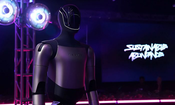 Optimus Robot at the Tesla Annual Share