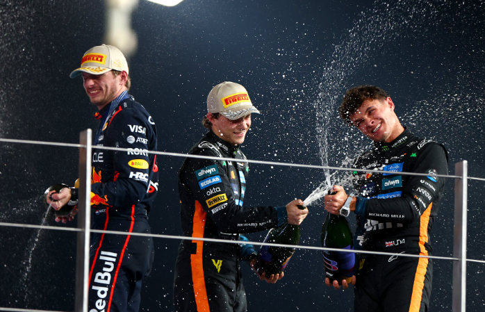2025 Abu Dhabi Grand Prix - Podium celebrations