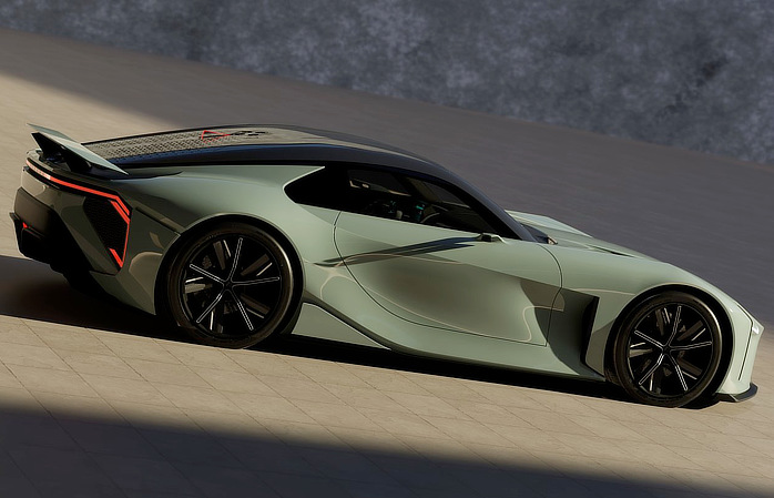 Lexus LFA EV Concept - Stanced