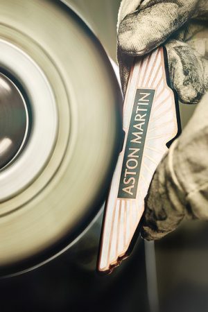 Aston Martin Emblem - Polishing