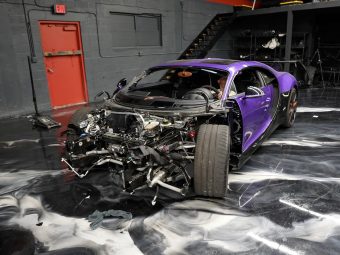 Mat Armstong repairs a Bugatti Chiron