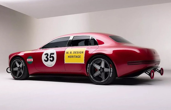 The Mercedes Red Pig - Studio Stance