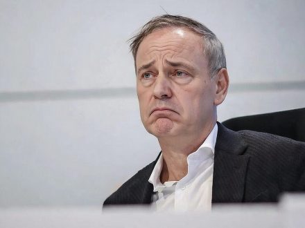 Volkswagen CEO Looking Pensive And Sad Over Job Cuts