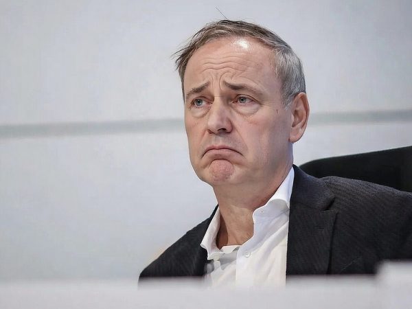 Volkswagen CEO Looking Pensive And Sad Over Job Cuts