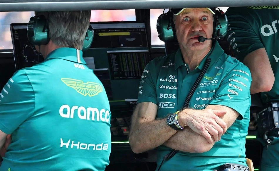 Adrian Newey - Aston Martin -Suprise Expression