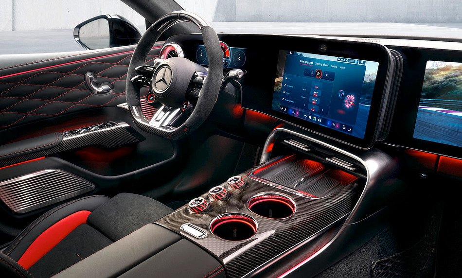 Mercedes AMG GT 4 Interior - WOW!