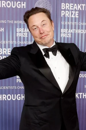 Elon Musk shrugging his shoulders