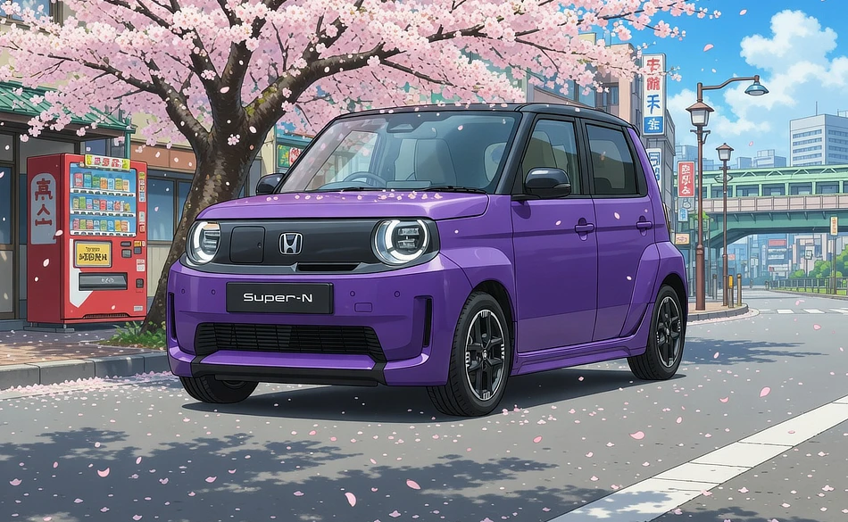 Honda Super N EV - Anime Manga Movie