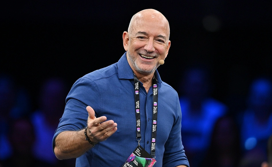 HE'S LAUGHING AT YOU - JEFF BEZOS