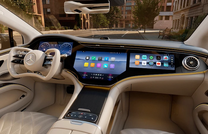 Mercedes EQS 2026 Model Year Upgrade - Hyperscreen