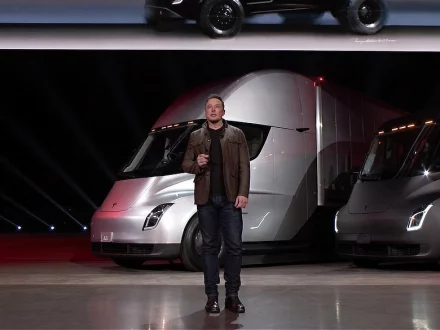 Elon Musk Tesla Semi Truck Unveiling
