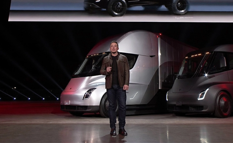 Elon Musk Tesla Semi Truck Unveiling