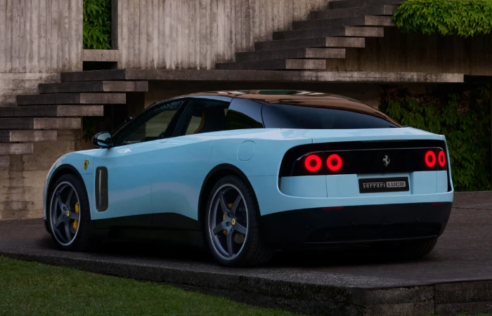 Ferrari Luce EV sedan - Stanced