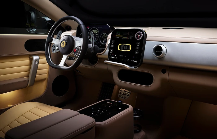 Ferrari Luce EV sedan - Interior