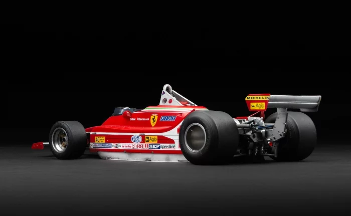Gilles Villeneuve -Ferrari 312 T4 by Amalgam model - Rear