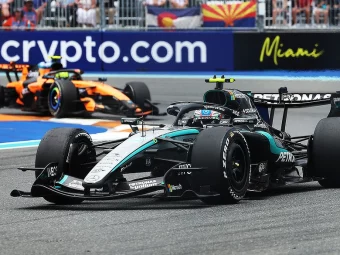 Kimi Antonelli leading the 2026 Miami Grand prix