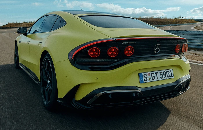 Mercedes AMG GT 4 Door EV Coupe - Stance
