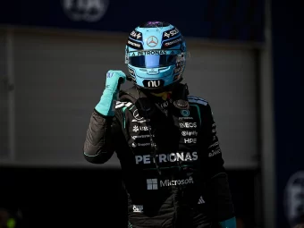 2026 Austrian Grand Prix - George Russell Victory Punch