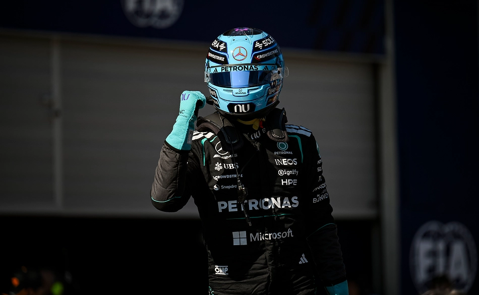 2026 Austrian Grand Prix - George Russell Victory Punch
